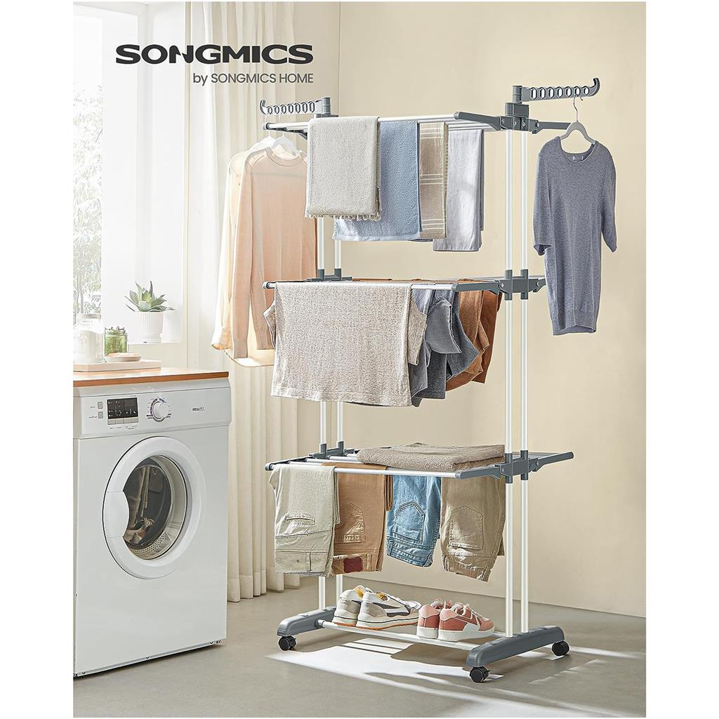 4-Tier Clothes Drying Rack Stand