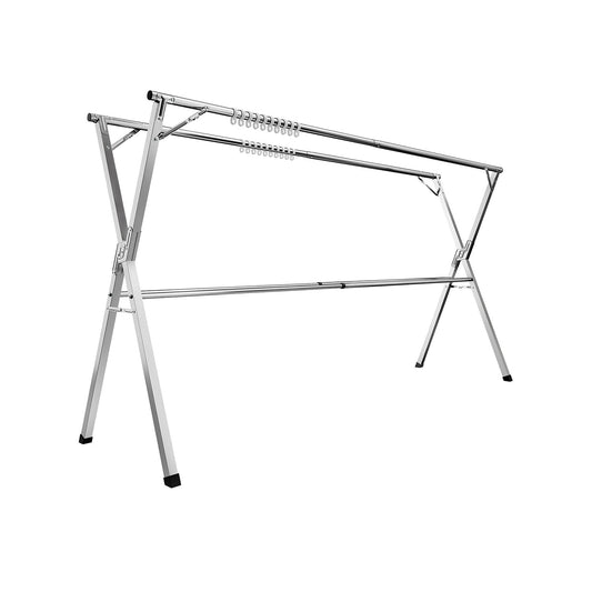 Extendable and Foldable Clothes Drying Rack