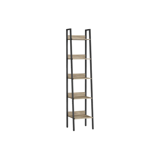 5-Tier Narrow Book Shelf