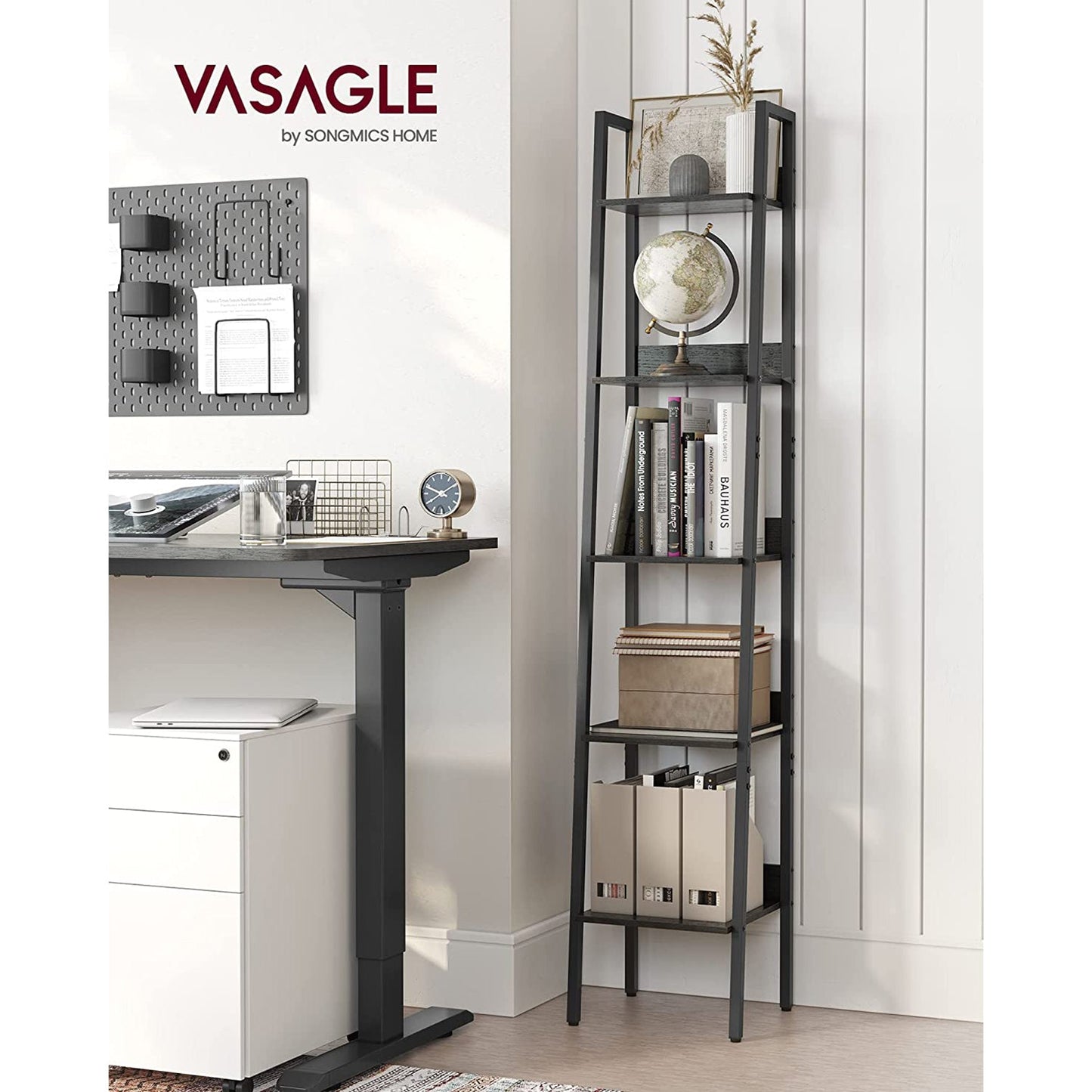 5-Tier Narrow Bookcase