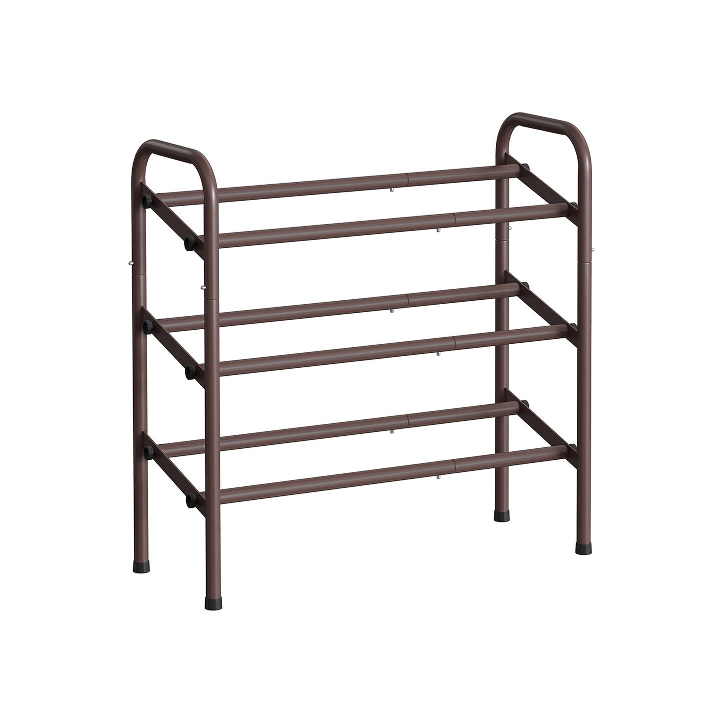 3 Tier Expandable Shoe Rack, Holds up to 20 Pairs of Shoes