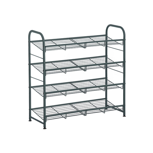 4 Tier Shoe Organizer Holds up to 16 Pairs of Shoes