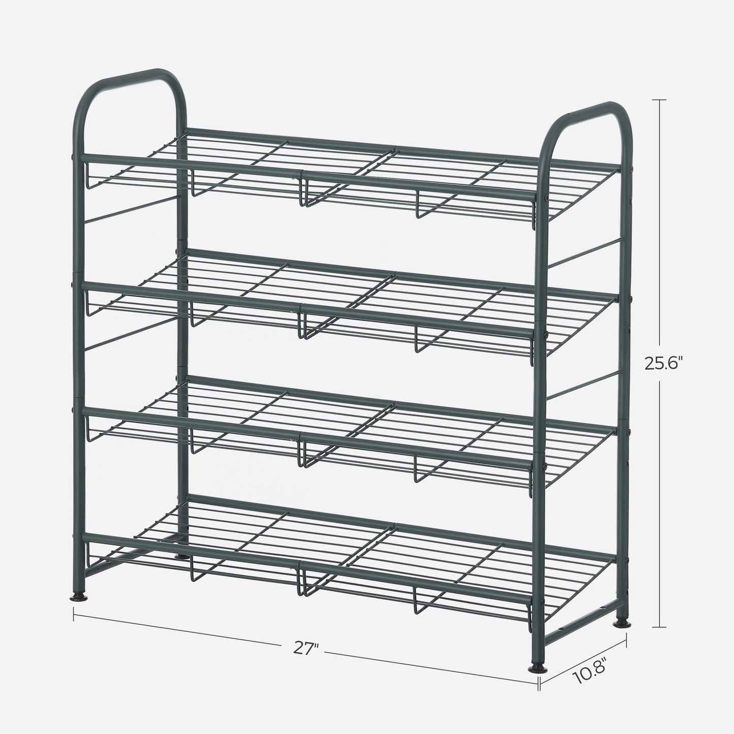 4 Tier Shoe Organizer Holds up to 16 Pairs of Shoes