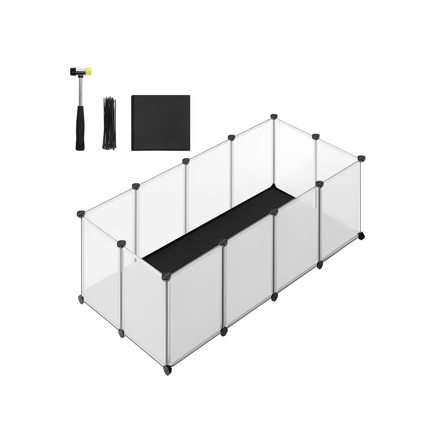 Guinea Pig Playpen with Removable Oxford Fabric Mat