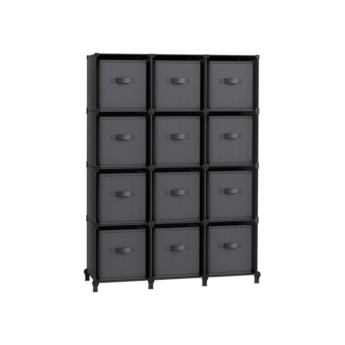 Cube Storage Organizer with Storage Boxes, Set of 12