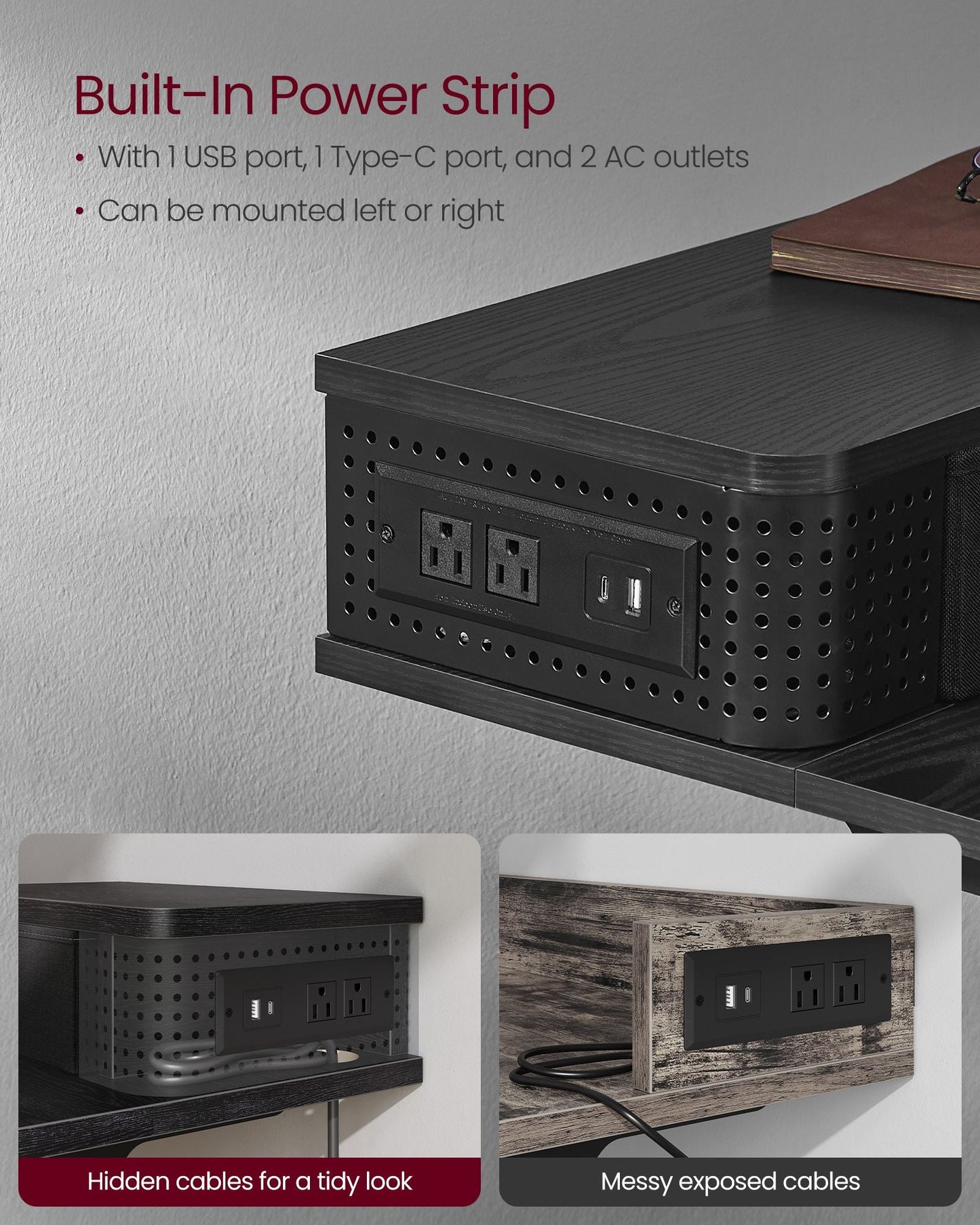 Electric Standing Desk with Drawers