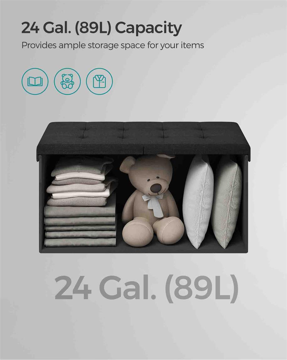 Foldable Storage Ottoman