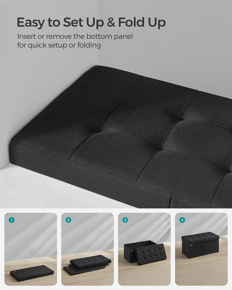 Foldable Storage Ottoman