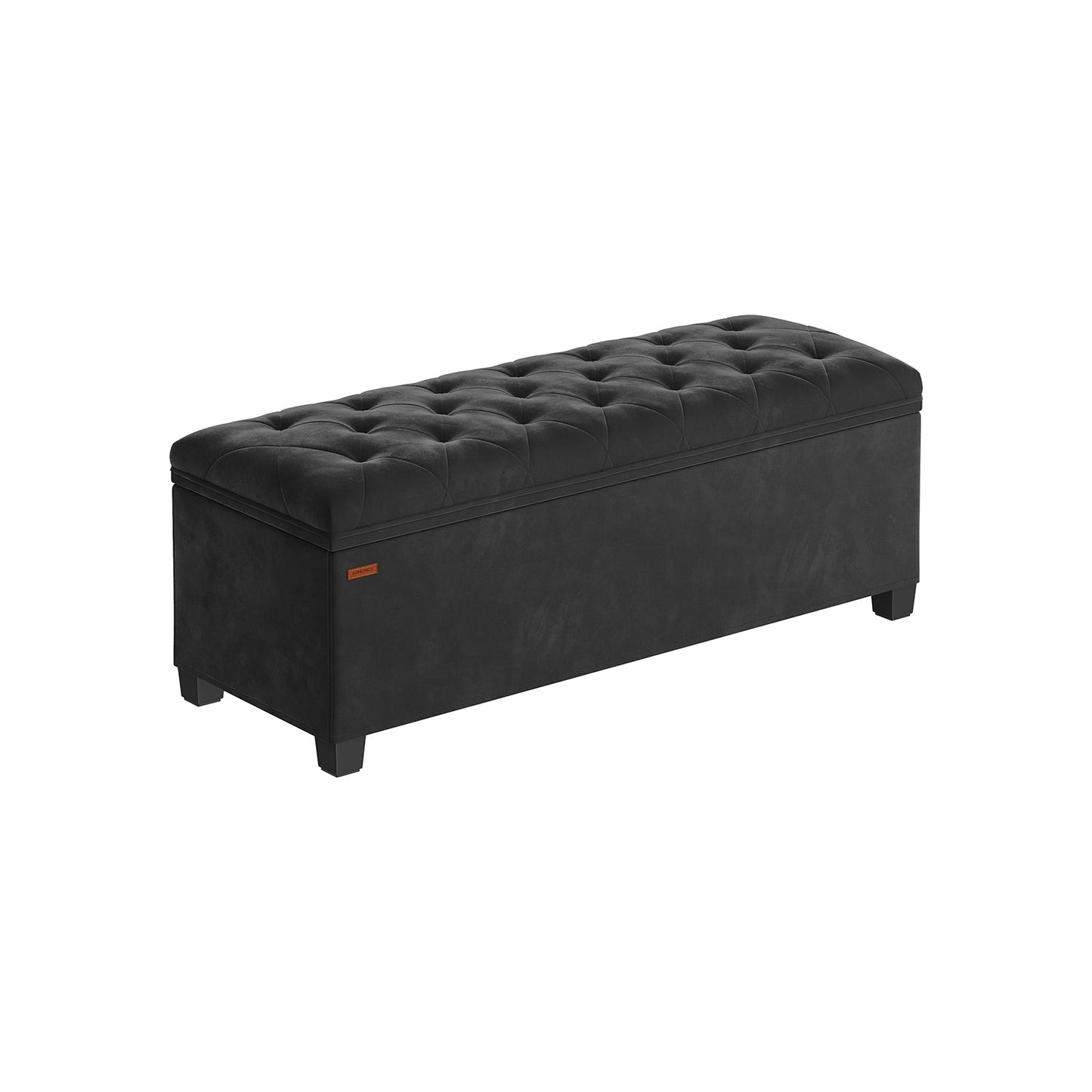 Storage Ottoman Bench, Foot Rest with Legs