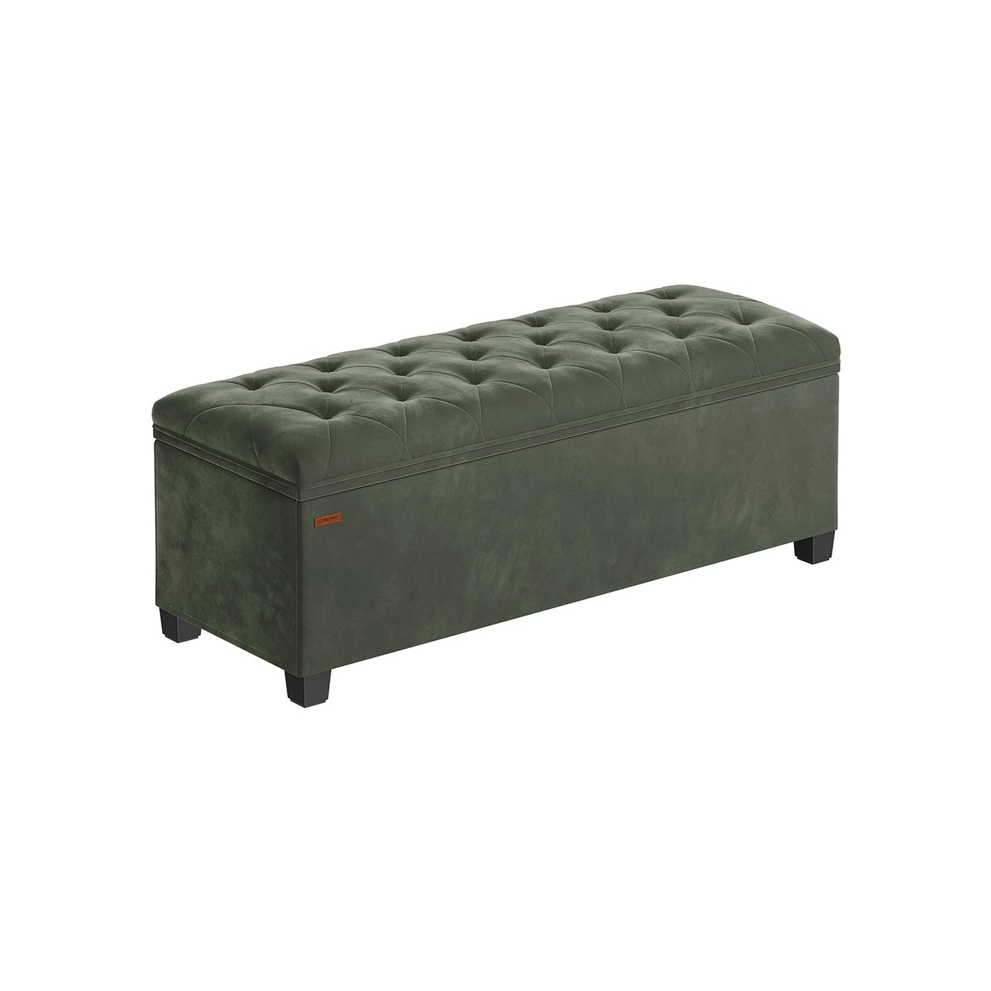 Storage Ottoman Bench, Foot Rest with Legs