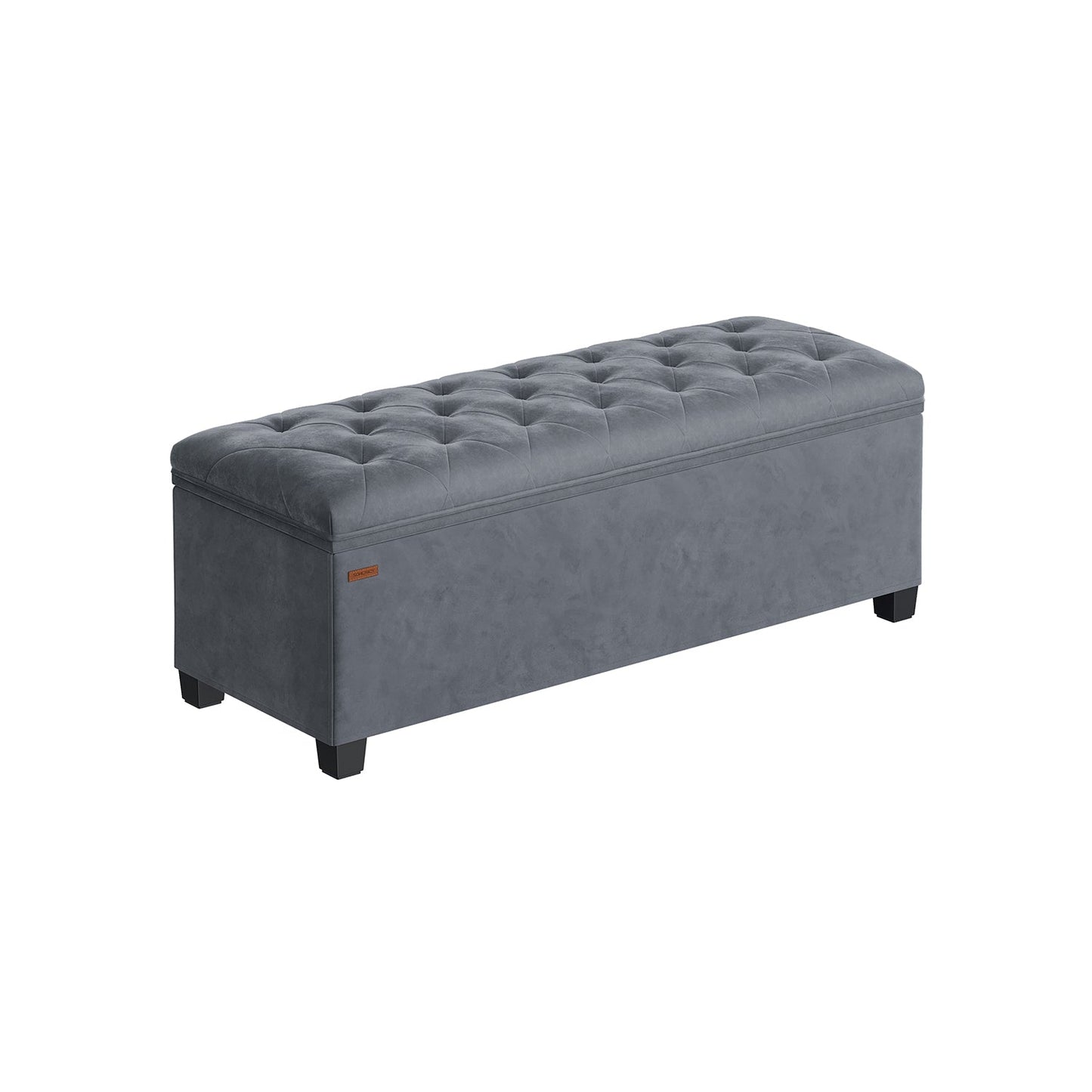 Storage Ottoman Bench, Foot Rest with Legs