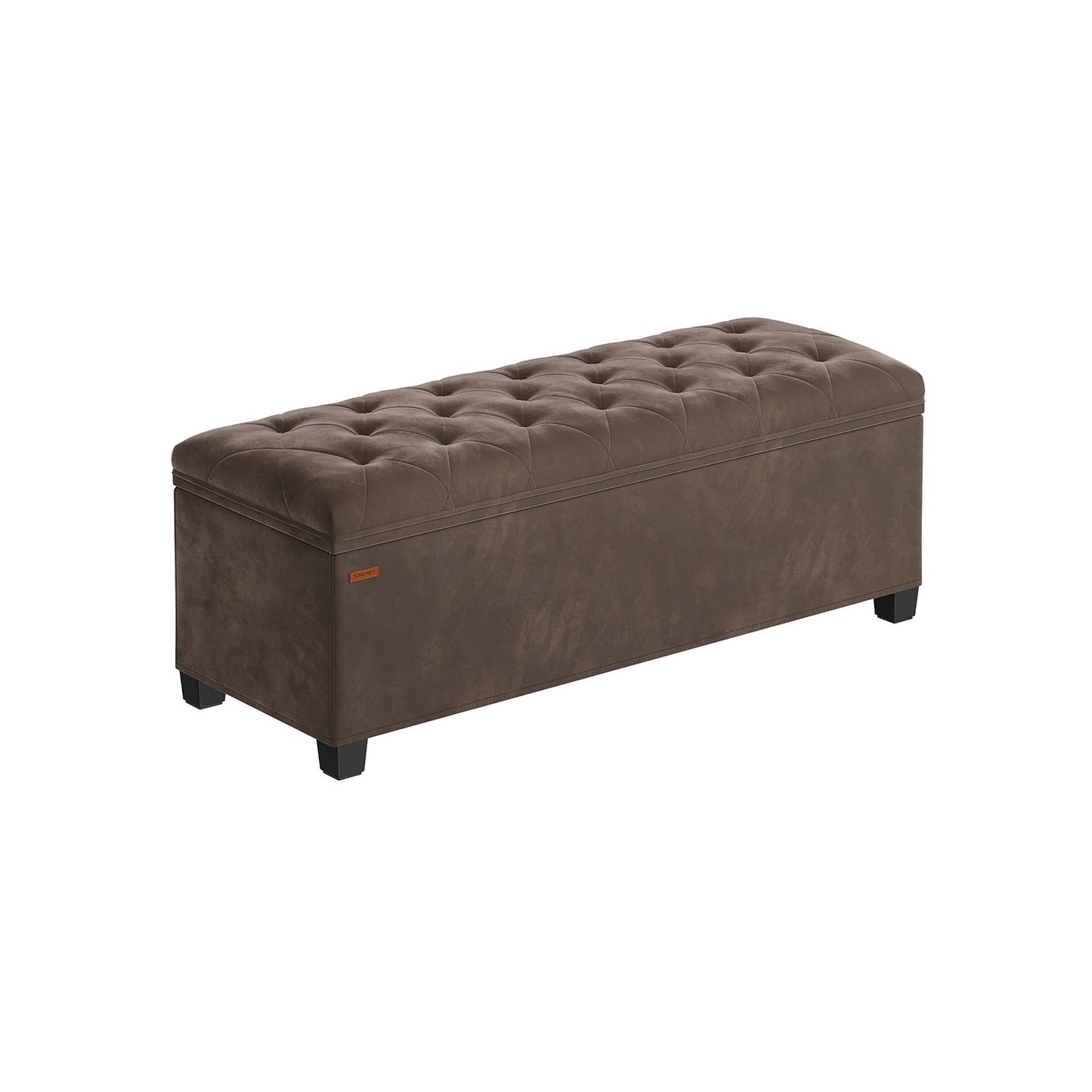 Storage Ottoman Bench, Foot Rest with Legs