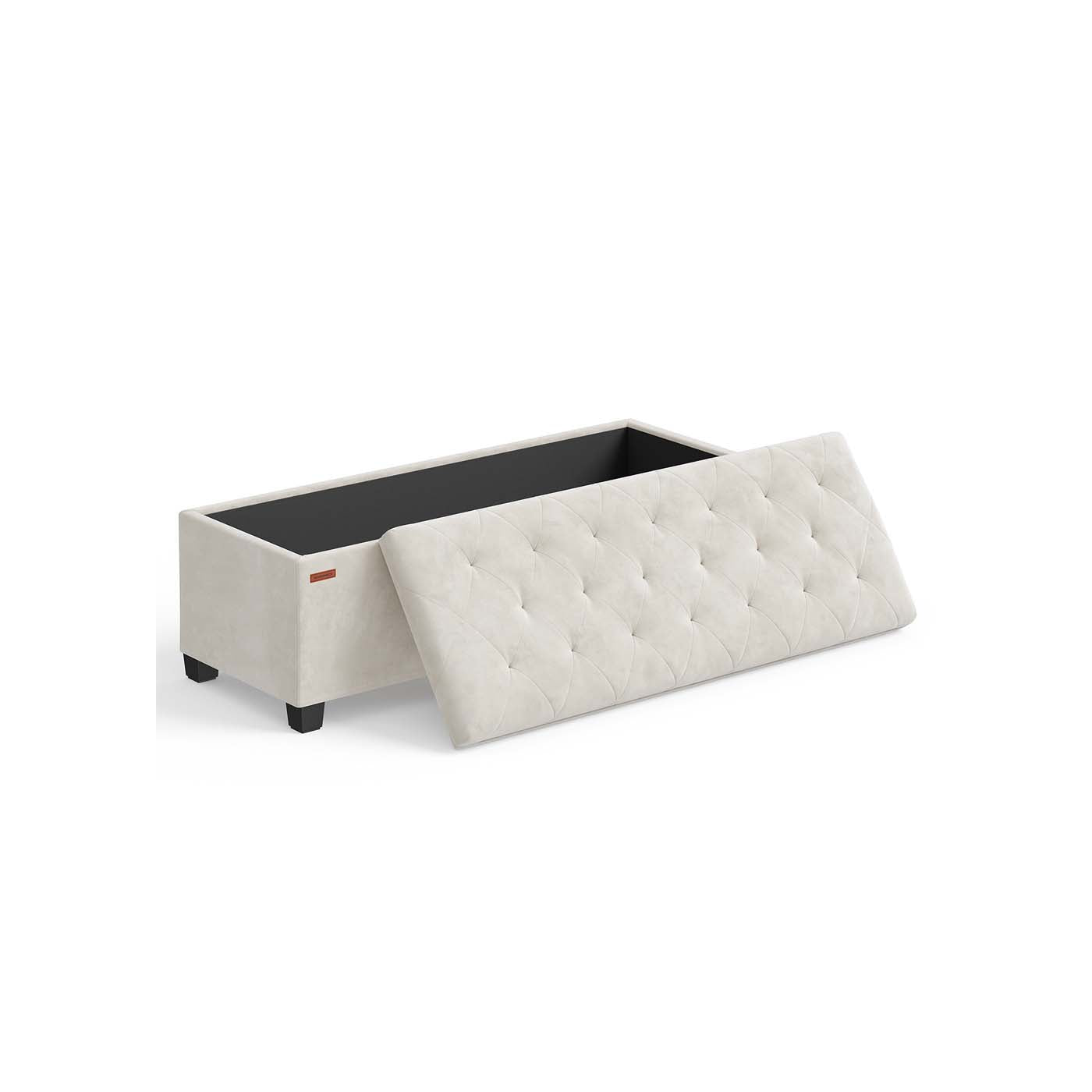 Storage Ottoman Bench, Foot Rest with Legs