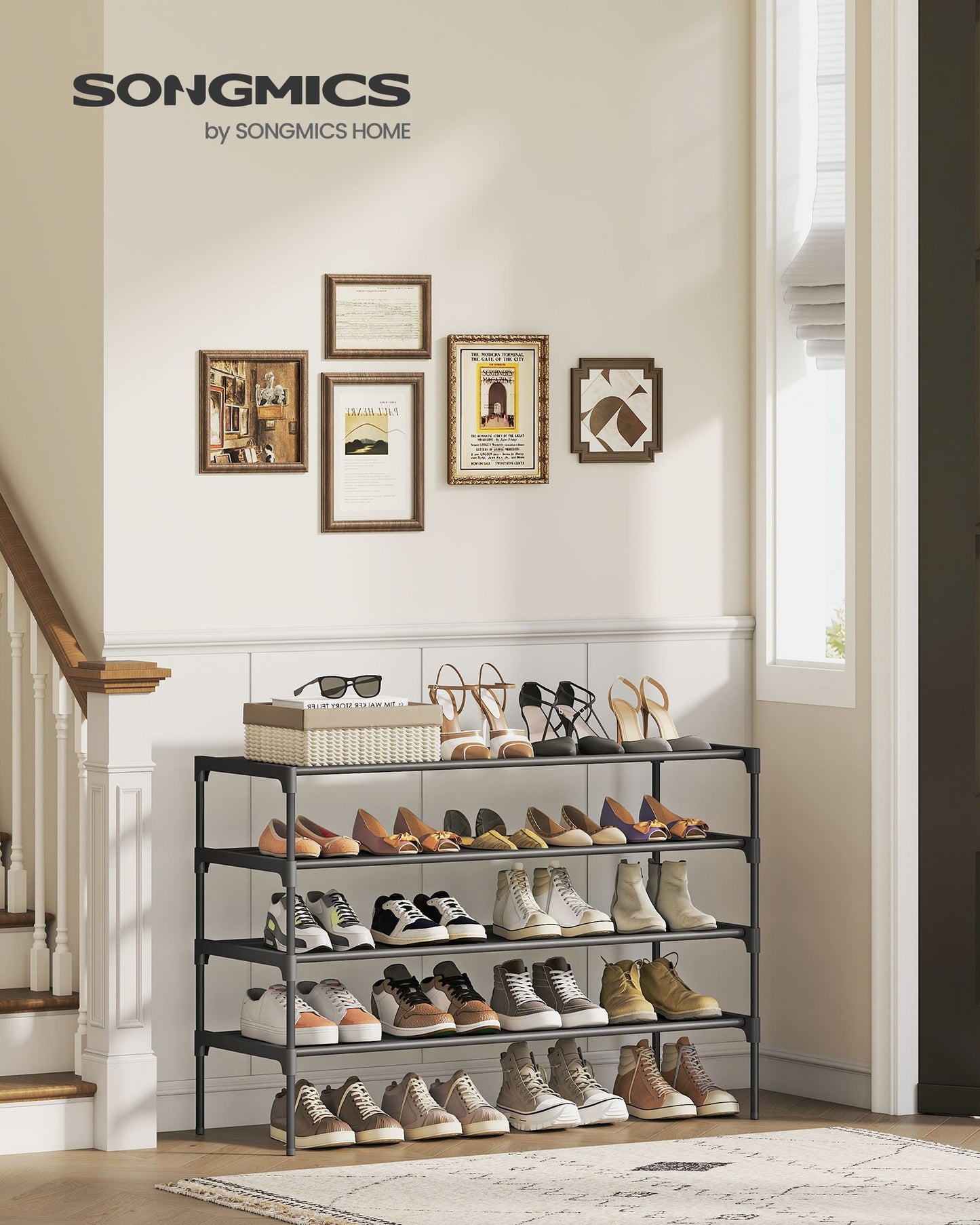 Shoe Rack, Shoe Storage Organizer, Space-Saving