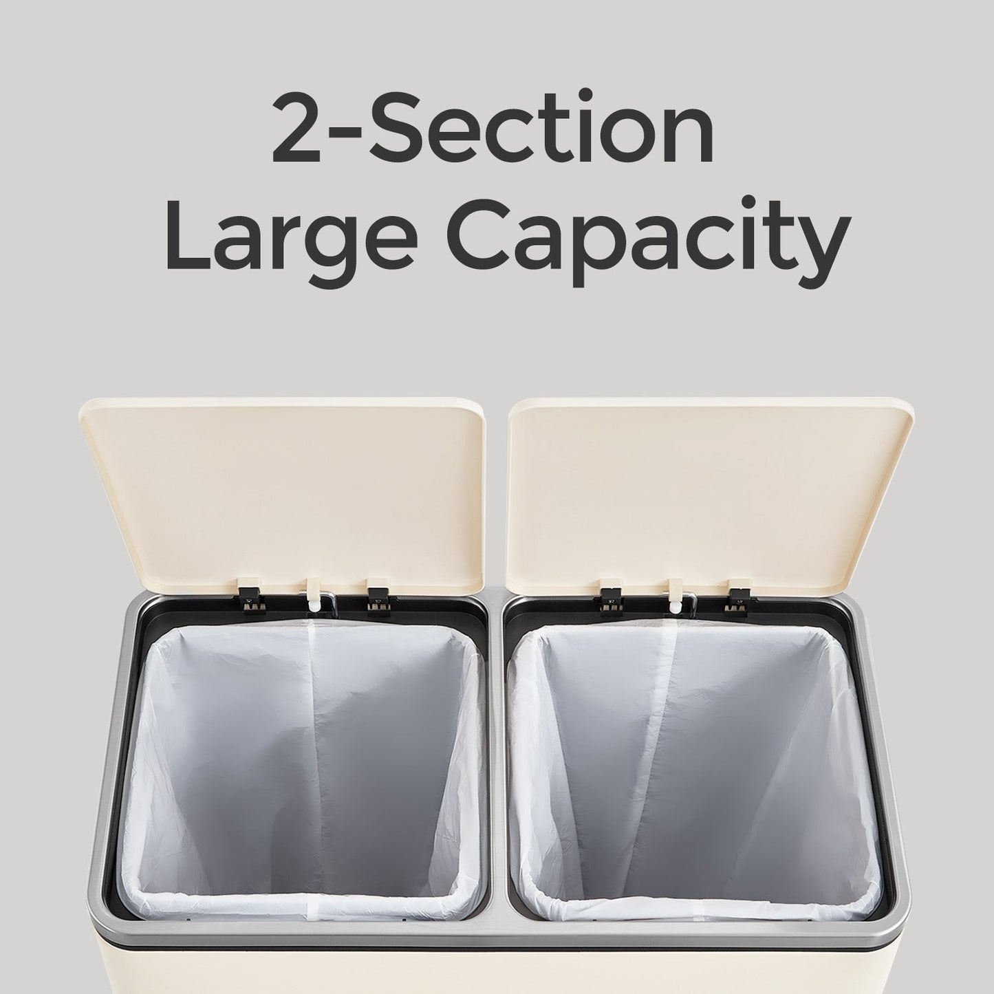 2 x 8 Gallon (2 x 30 L) Trash Can for Kitchen