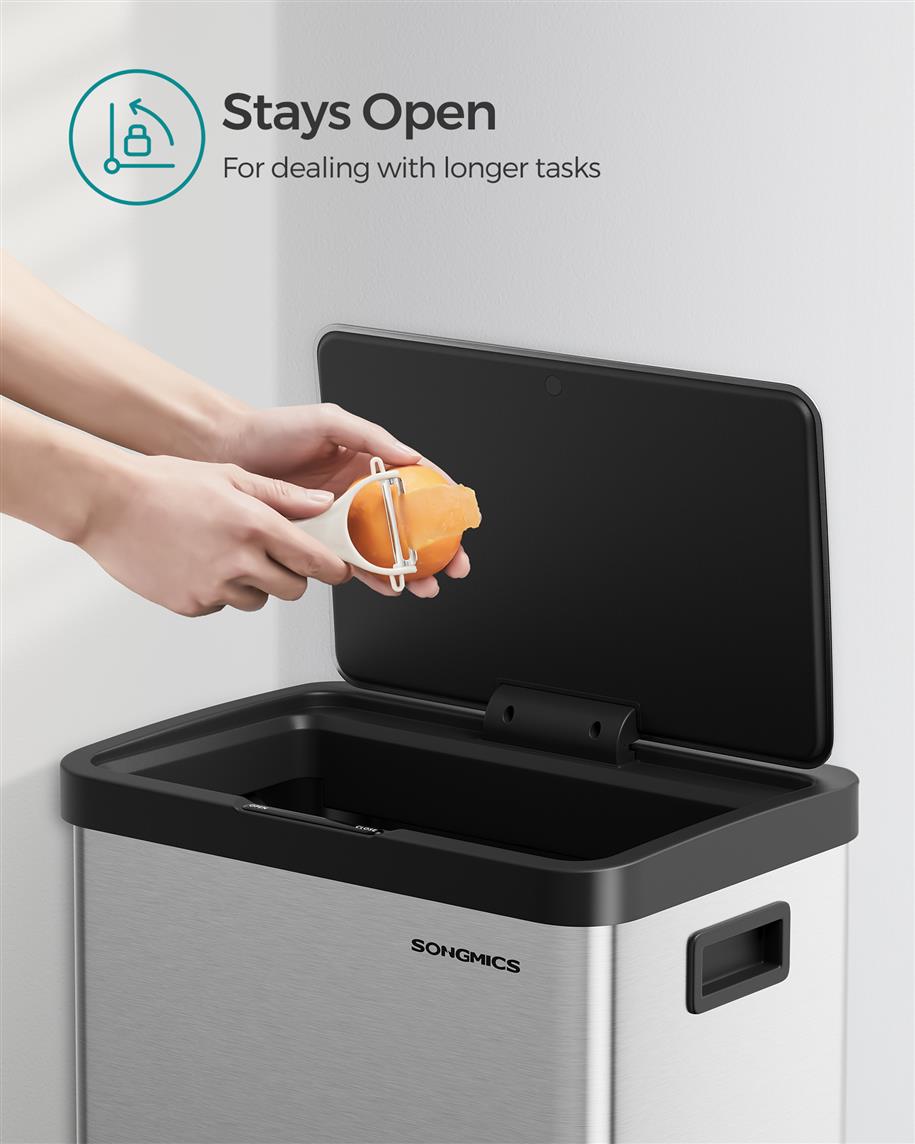 Motion Sensor 18-Gallon Trash Can