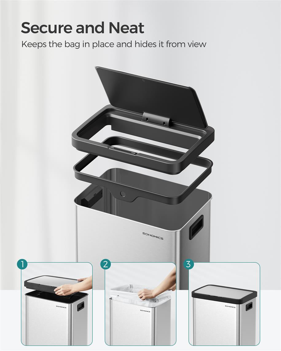 Motion Sensor 18-Gallon Trash Can