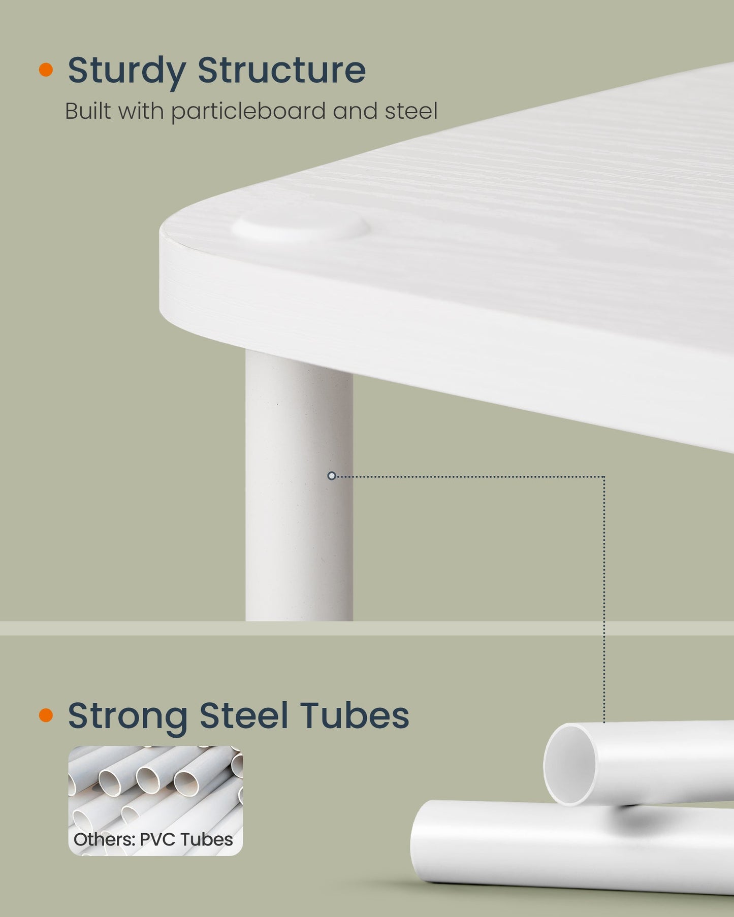 Superfast Toolless Assembly, TV Stand for TVs up to 50 Inches