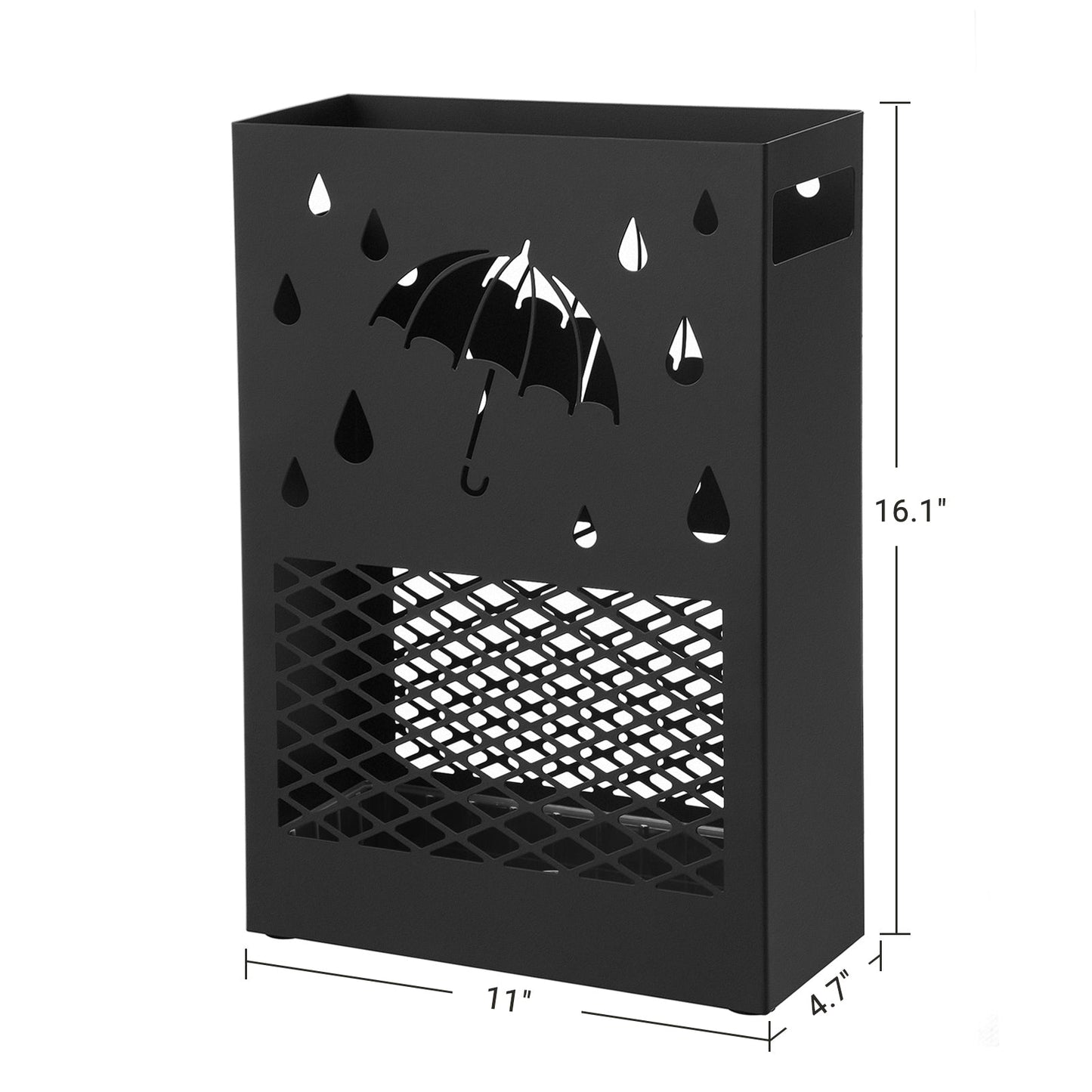 Metal Umbrella Stand, Cutout Design