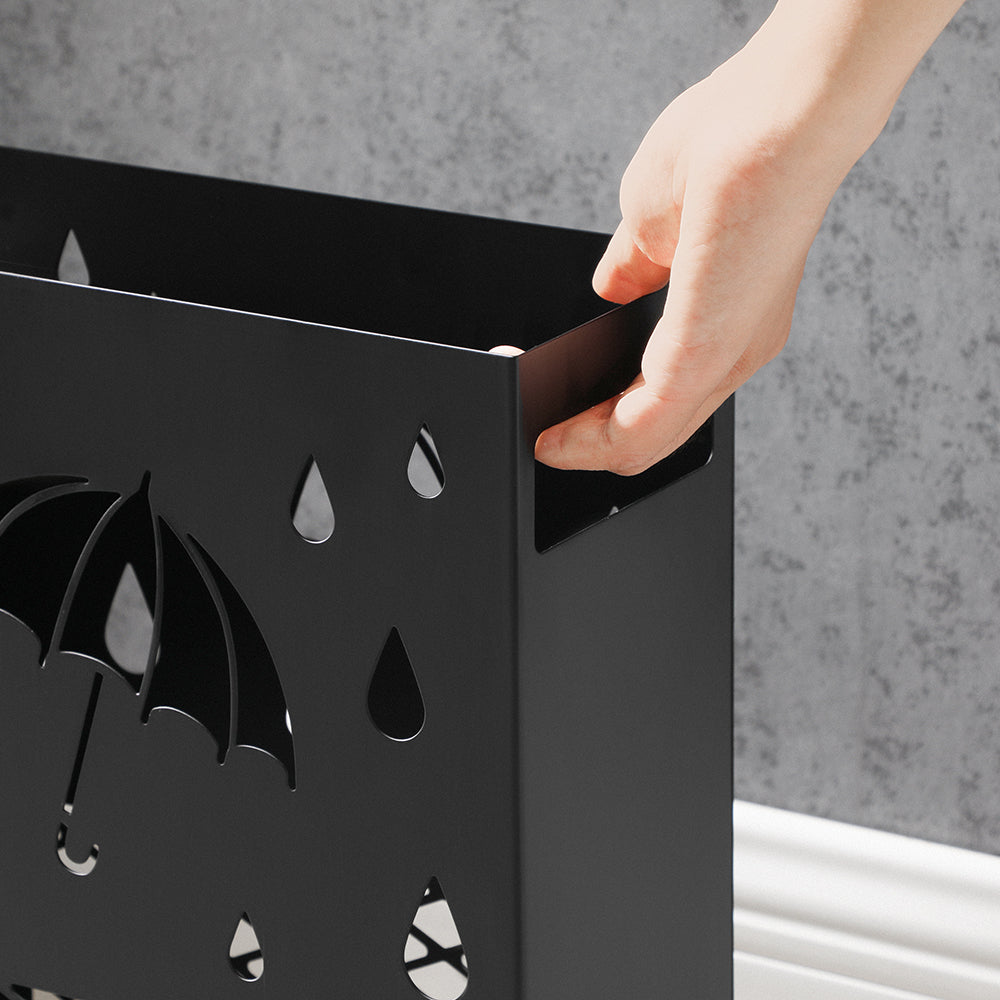 Metal Umbrella Stand, Cutout Design