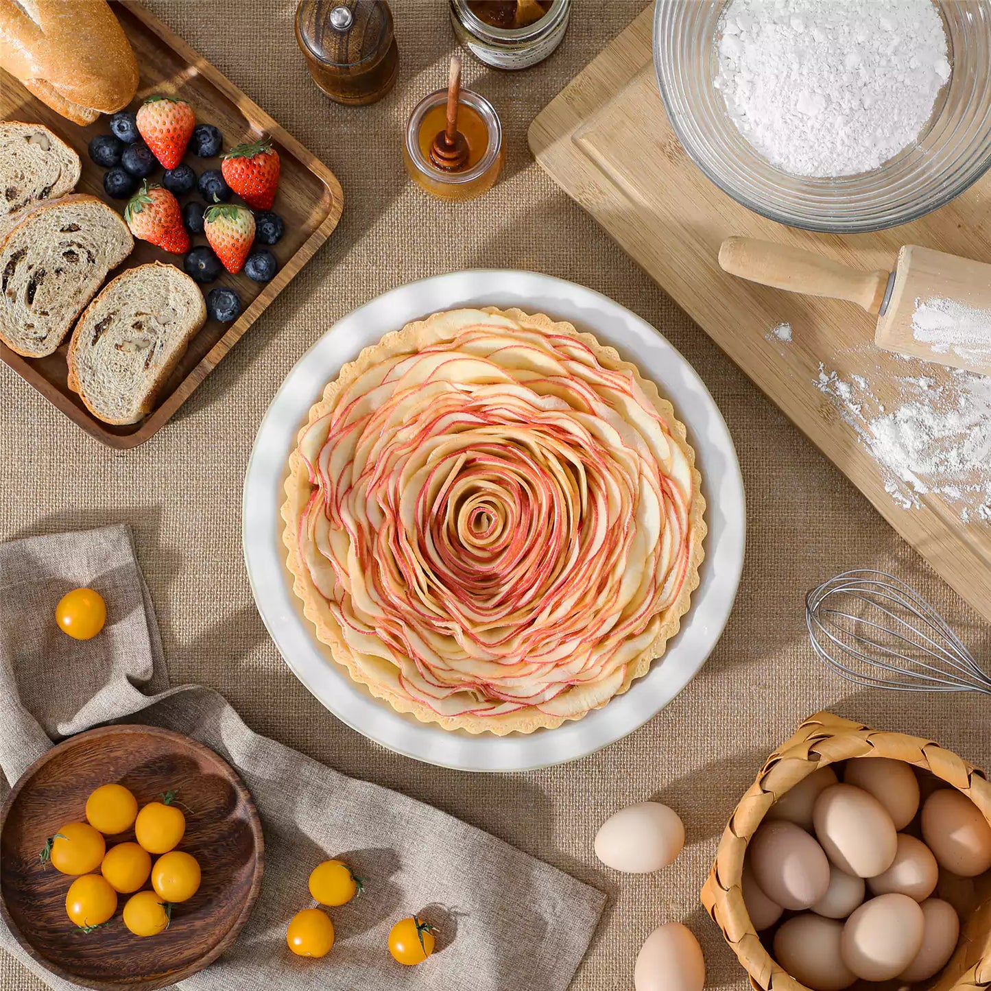 Lydia Fluted Pie Pan