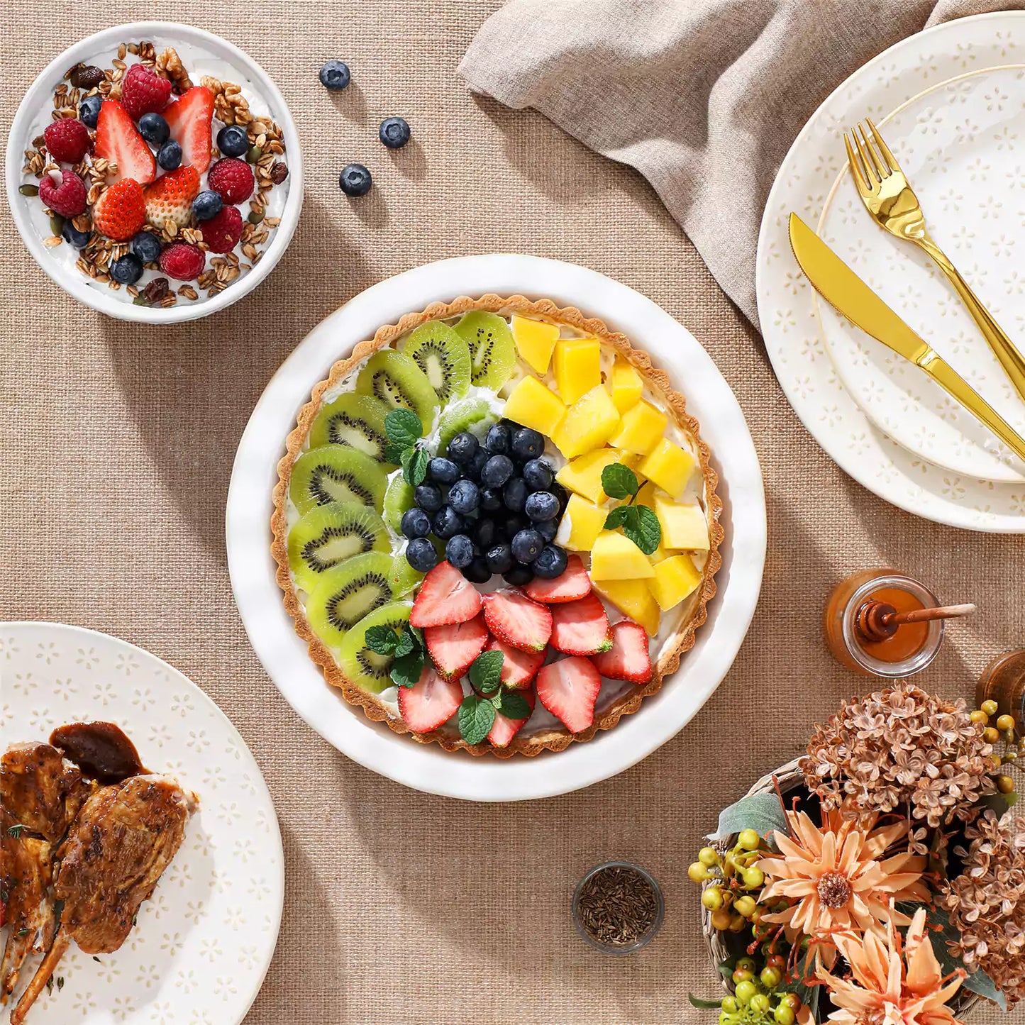 Lydia Fluted Pie Pan