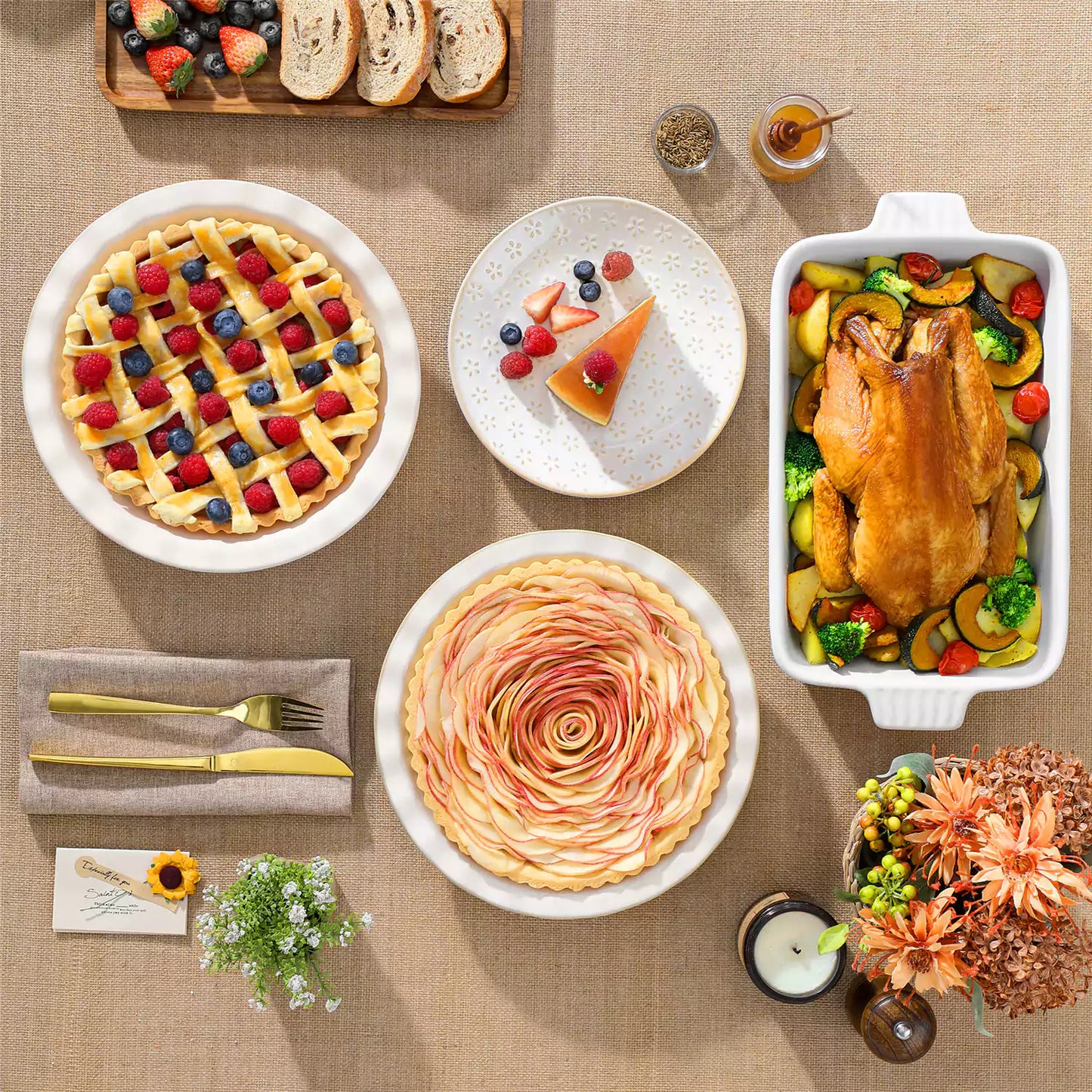 Lydia Fluted Pie Pan