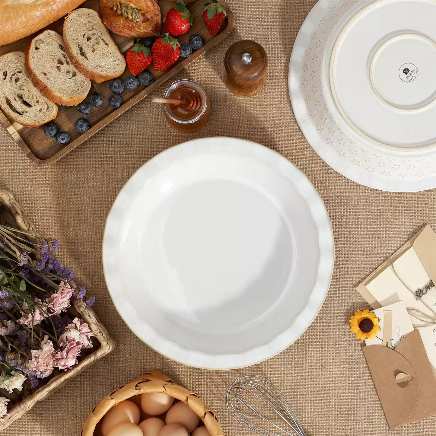 Lydia Fluted Pie Pan