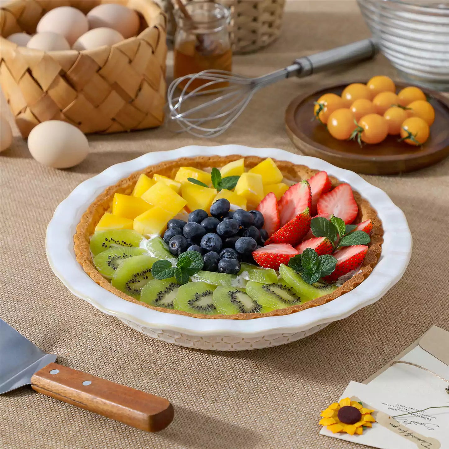 Lydia Fluted Pie Pan