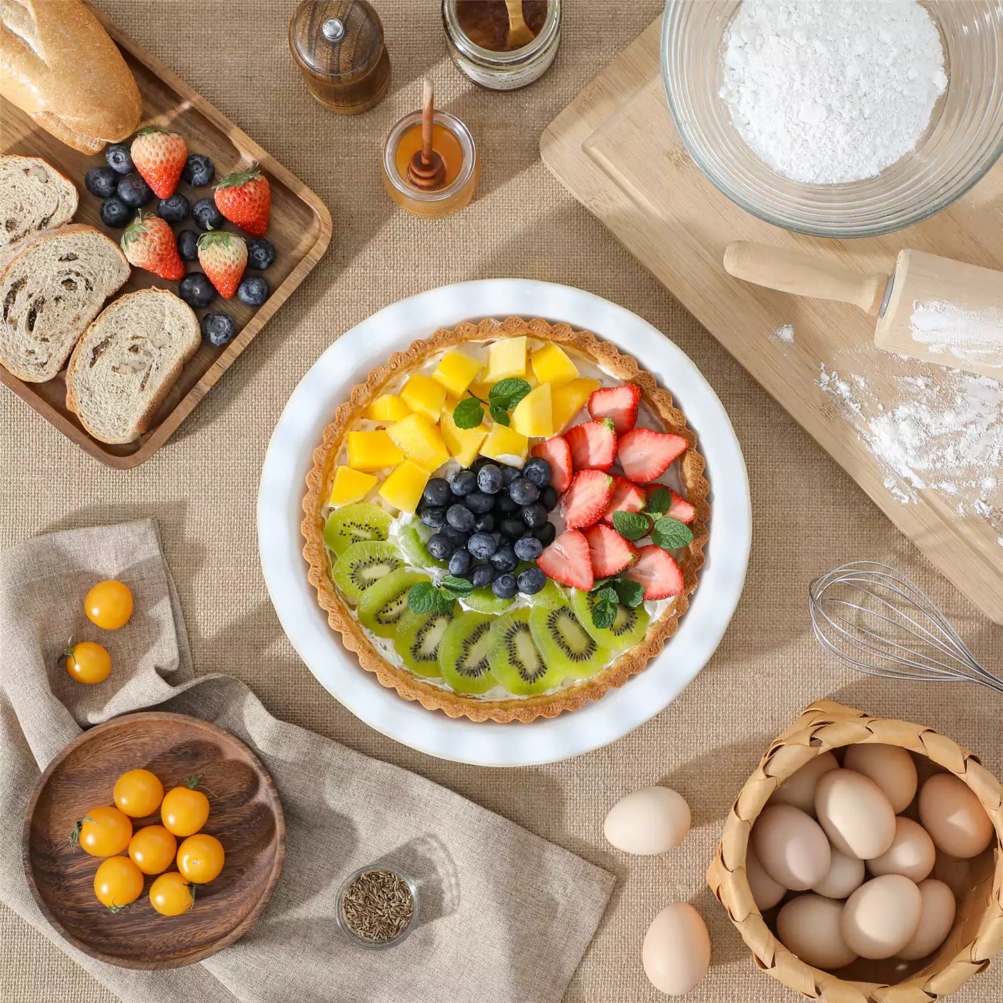 Lydia Fluted Pie Pan