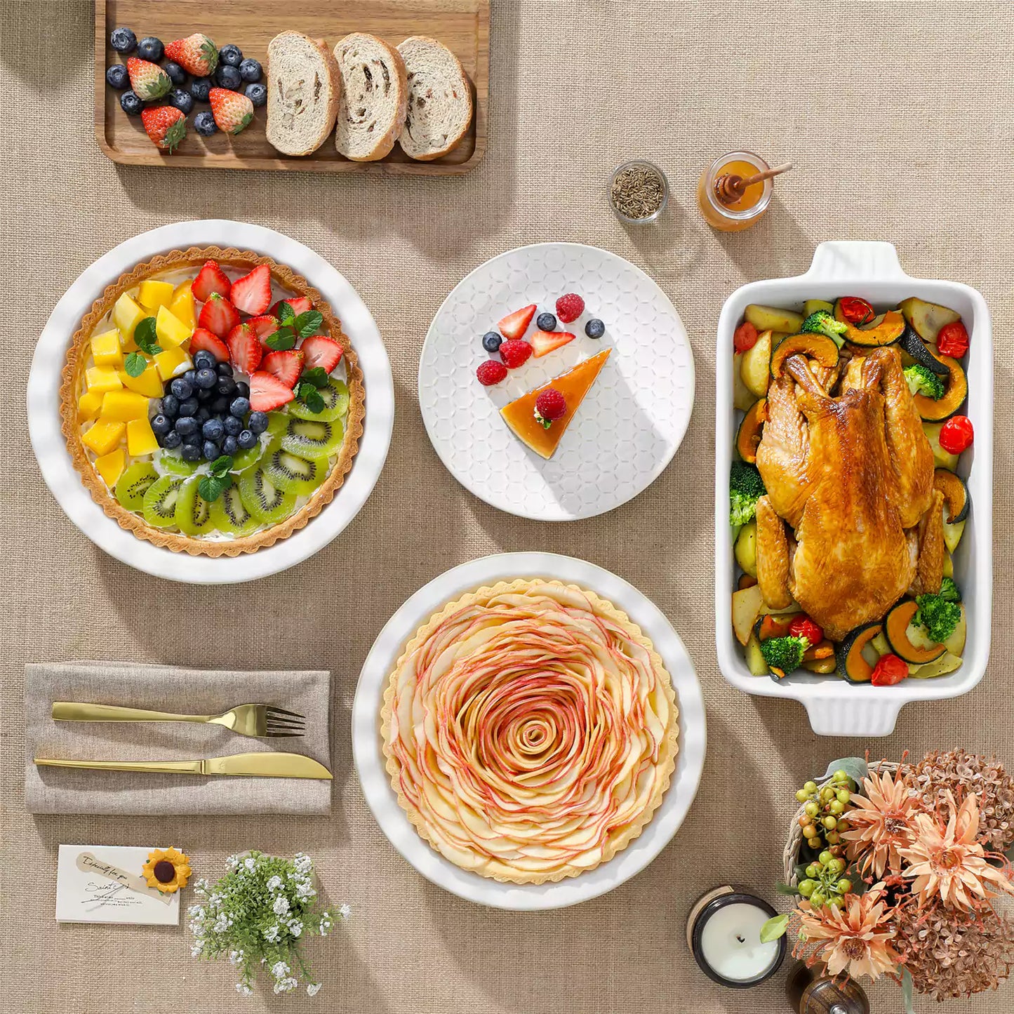 Lydia Fluted Pie Pan