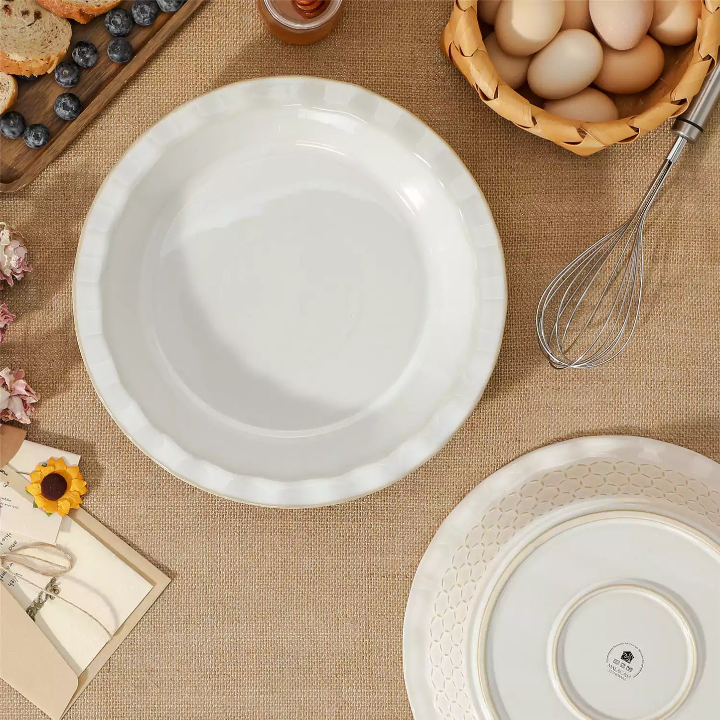 Lydia Fluted Pie Pan