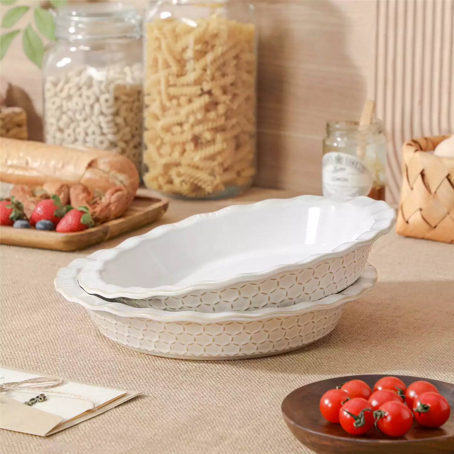 Lydia Fluted Pie Pan