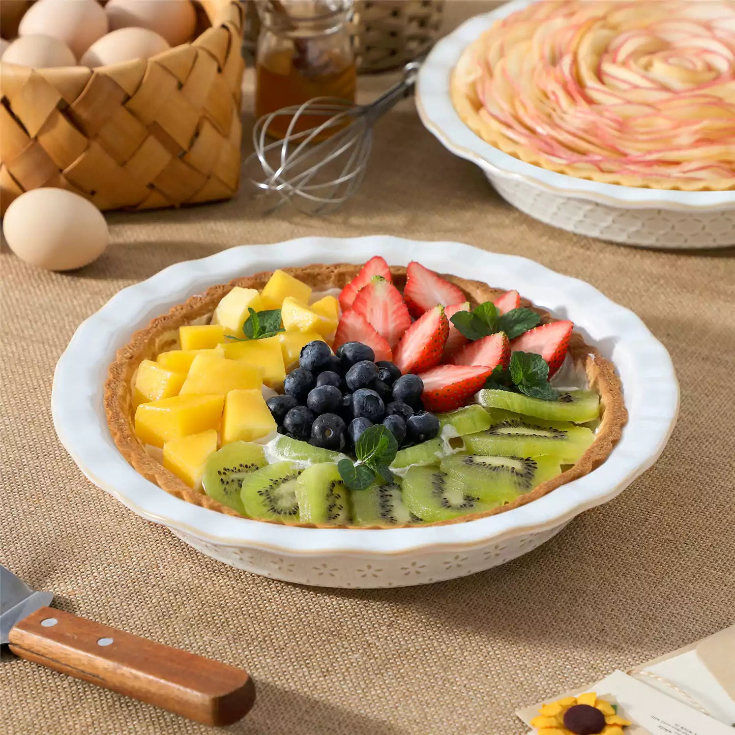 Lydia Fluted Pie Pan