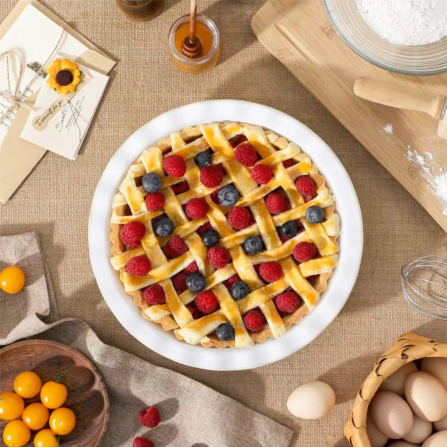 Lydia Fluted Pie Pan