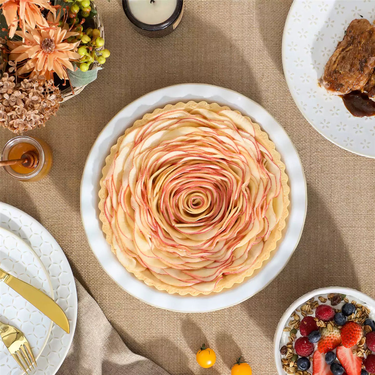 Lydia Fluted Pie Pan