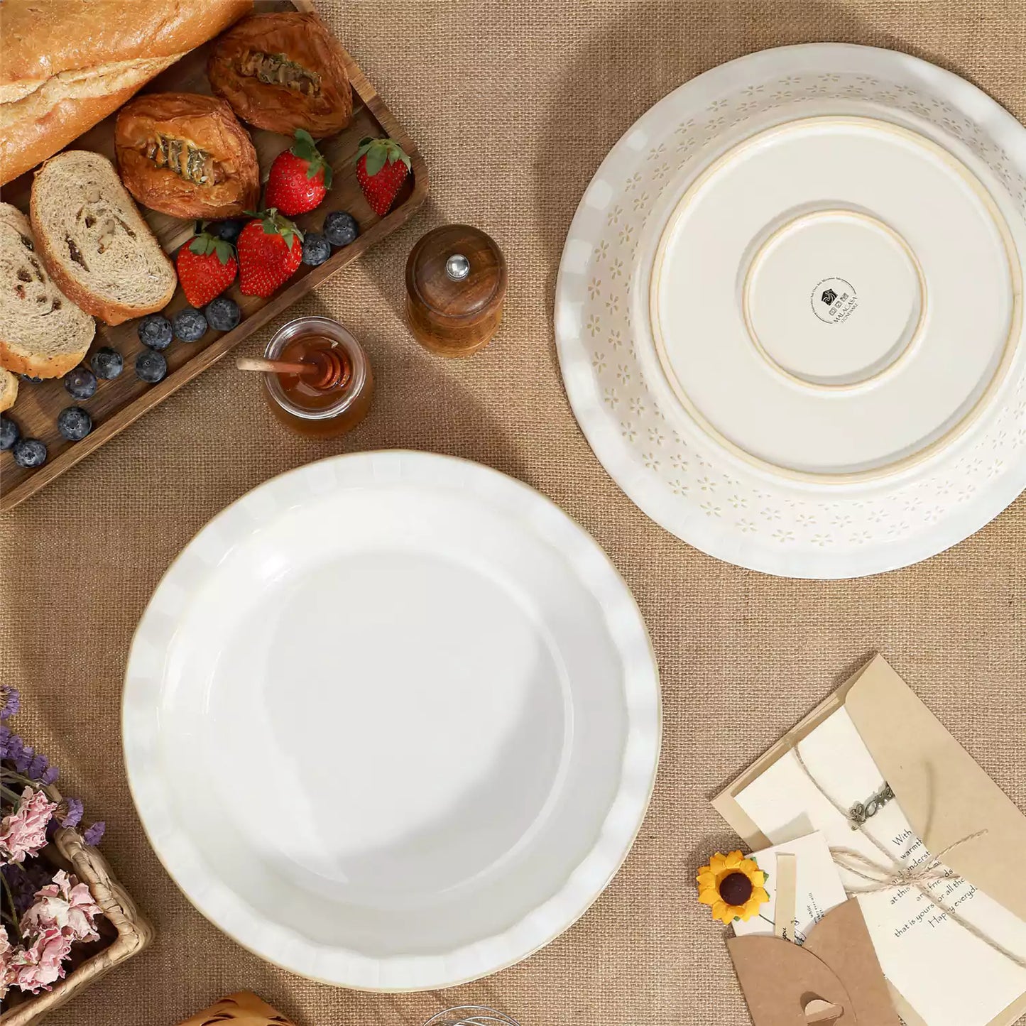 Lydia Fluted Pie Pan