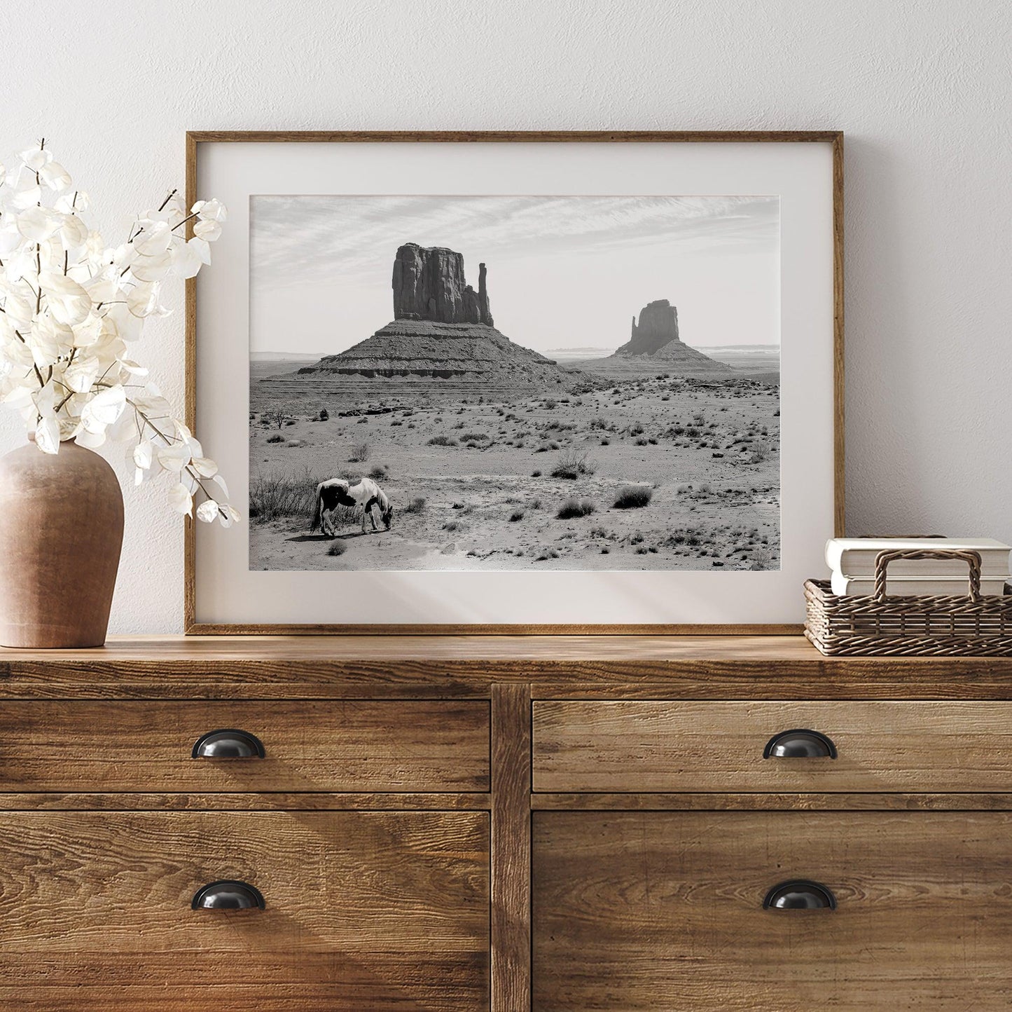 Desert Horse B&W