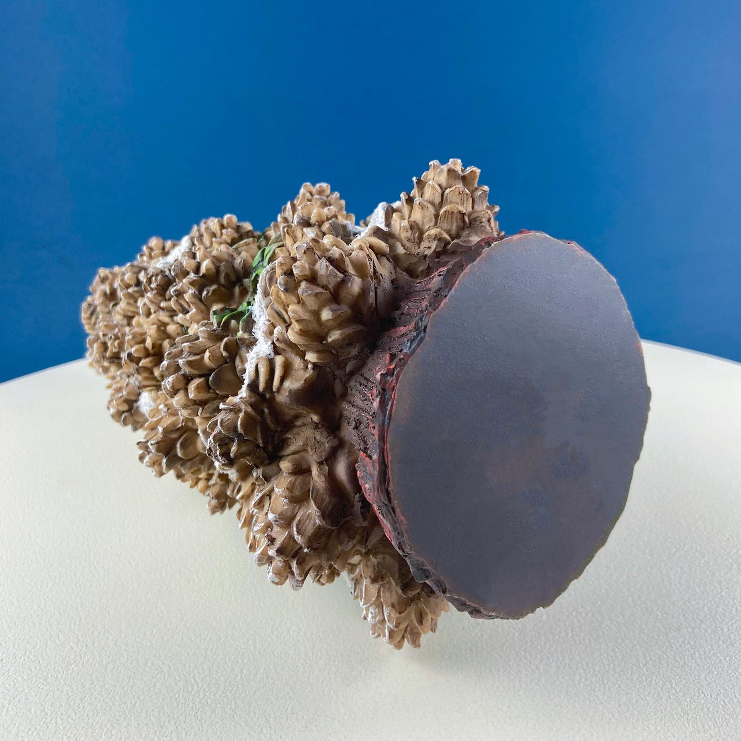 Large 14.5" Tall Pine Cone Tree. Christmas Village Accessory. Holiday Decor. Rustic Home Wood Cabin Display. Kids Room. Gift for Him Her.