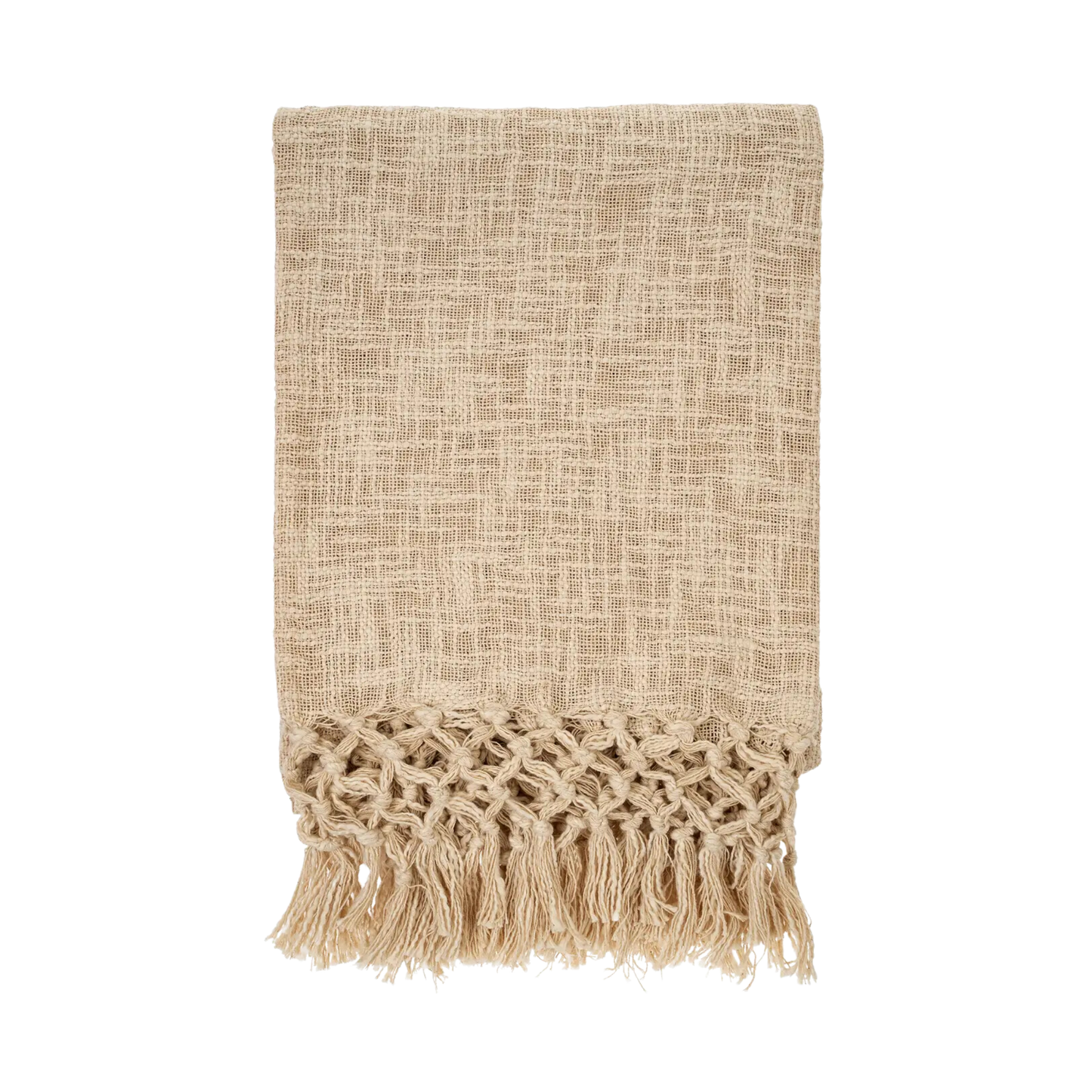 Leela Braided Tassel Throw Blanket