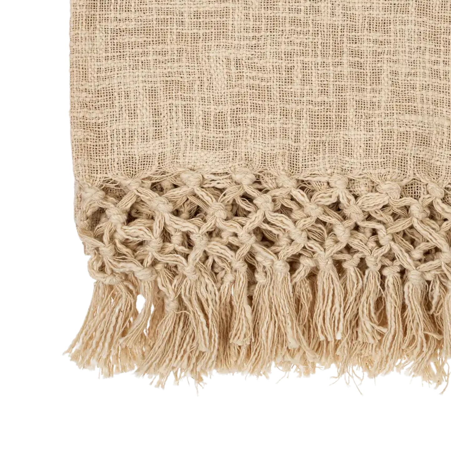 Leela Braided Tassel Throw Blanket