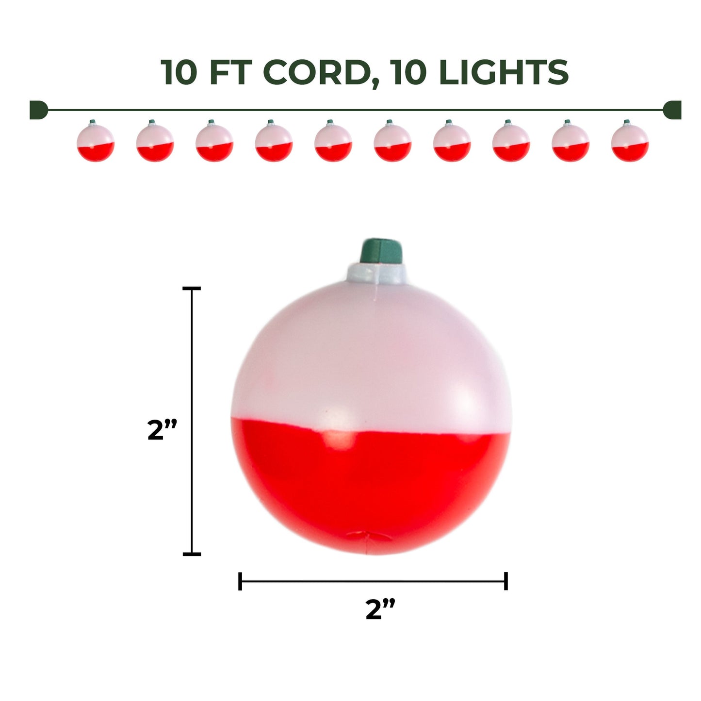 LED Light Set 10-Light-Bobber