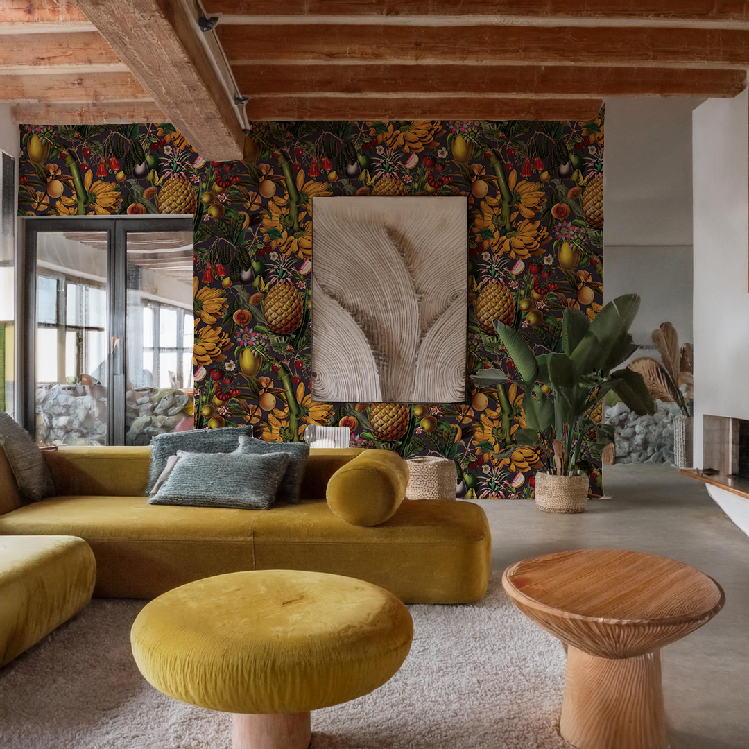 Juicy Fruit Wallpaper, plum