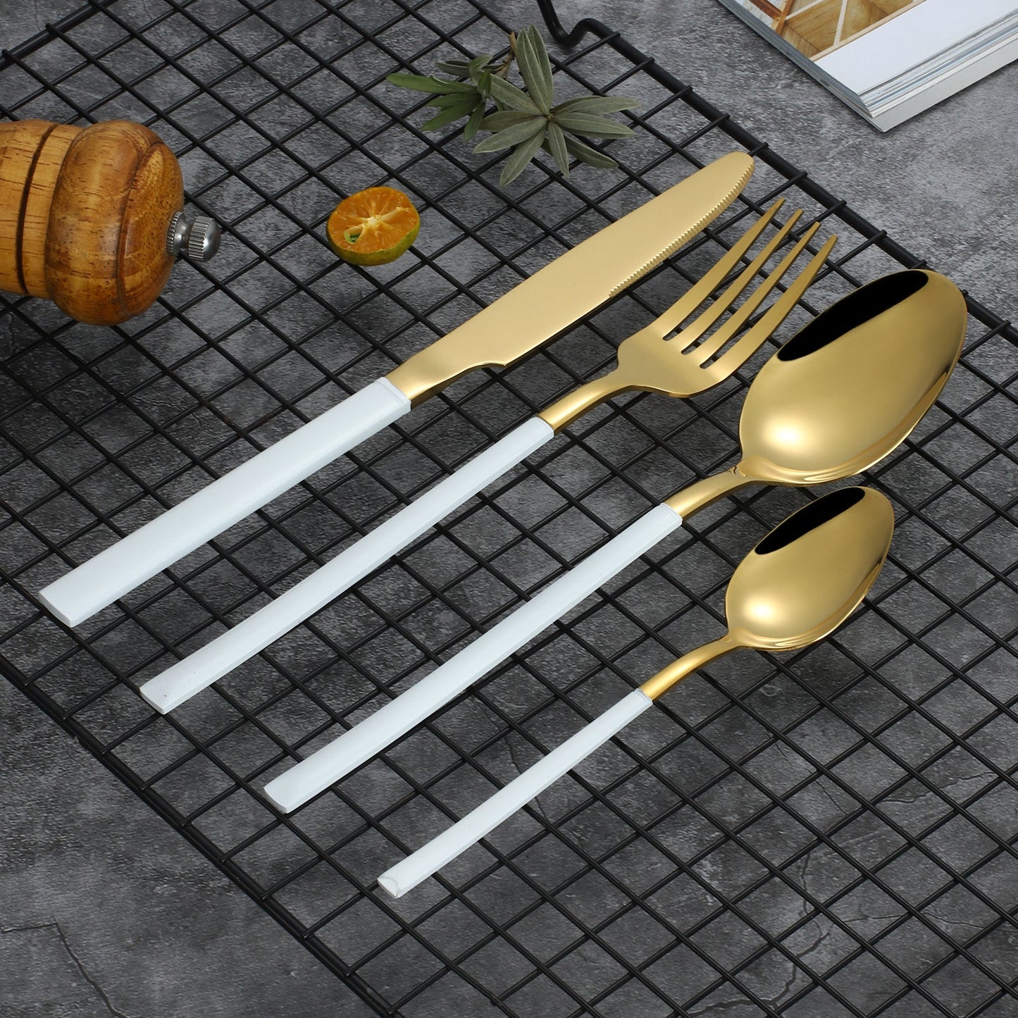 Luxury Italy Cutlery Steel Set