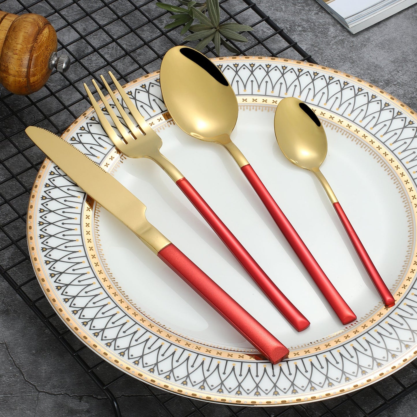 Luxury Italy Cutlery Steel Set