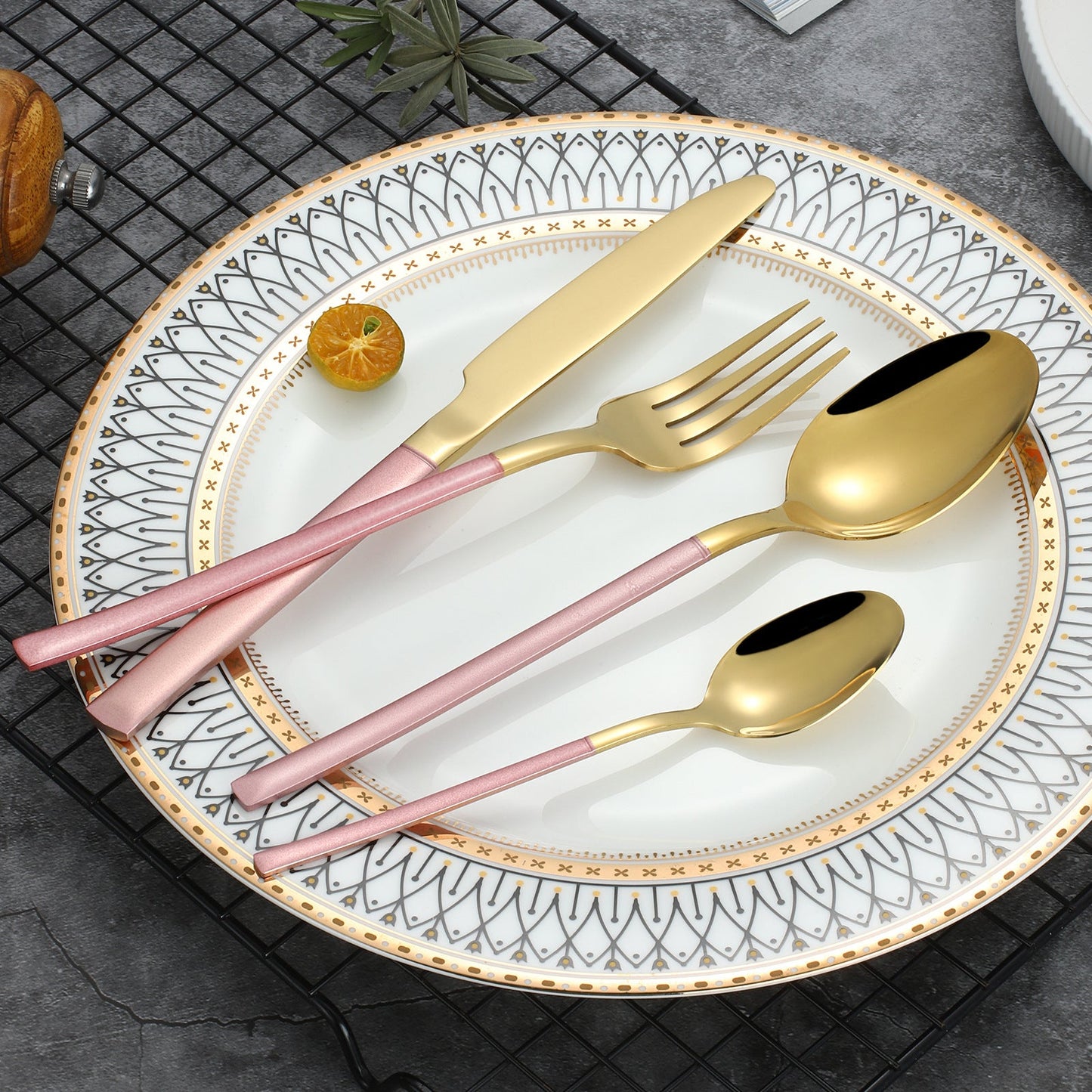 Luxury Italy Cutlery Steel Set