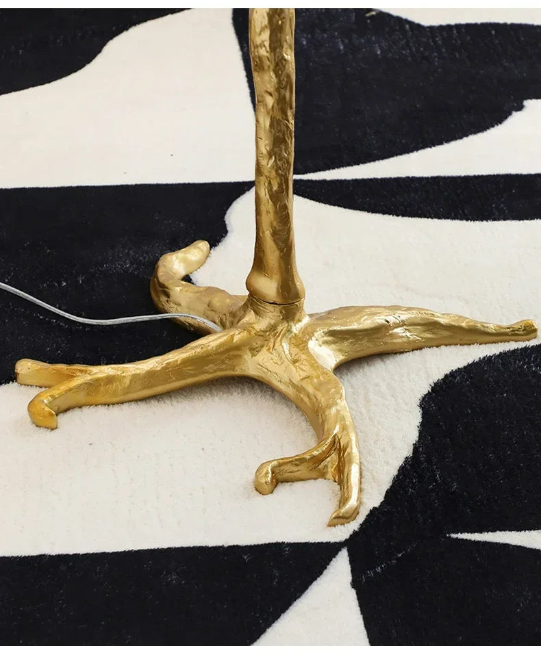 Luxury Ostrich Feather Led Floor Lamp