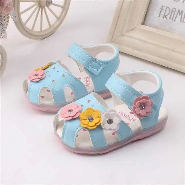 Light-Up Princess Flower Sandals