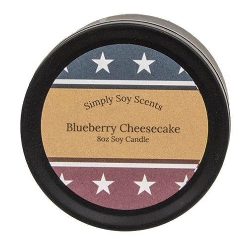Blueberry Cheesecake Soy Candle - 8oz. Tin