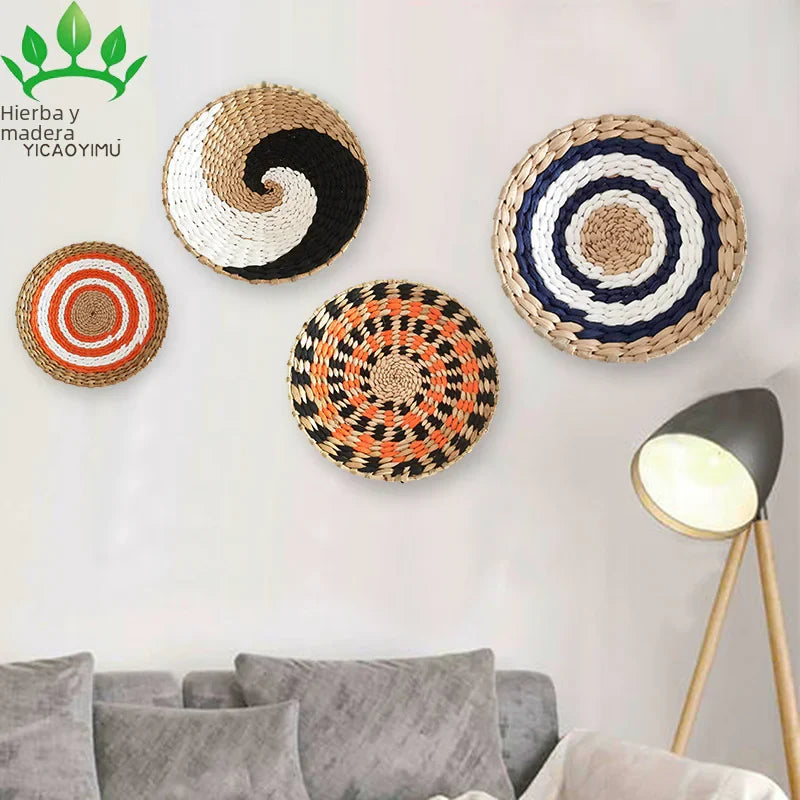 Natural Grass Woven Wall Decor